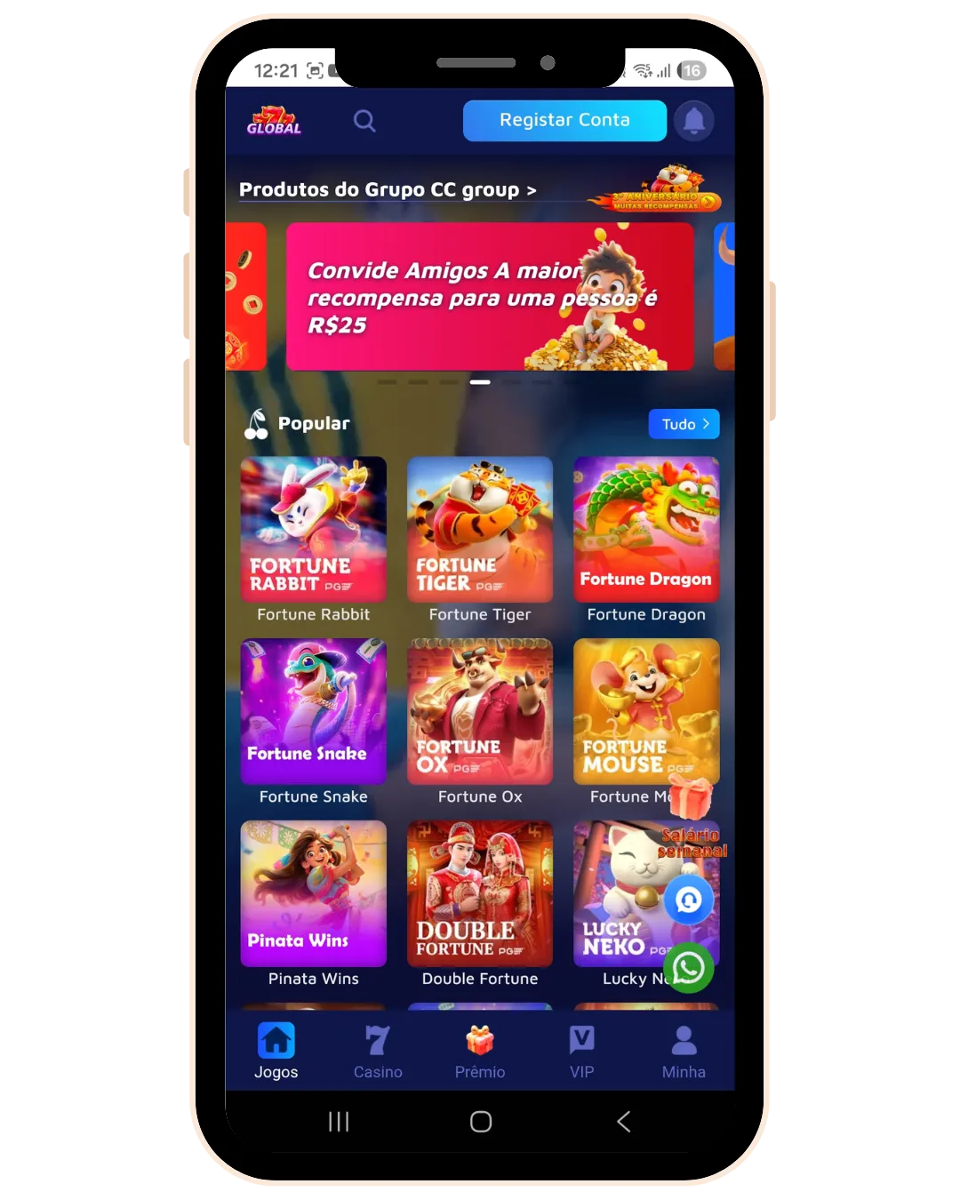 Baixe slots globais 777